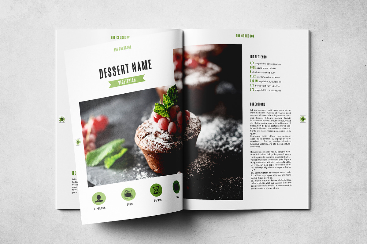 CookBook Layout Template, a Brochure Template by Grkic Creative (Photo 13 of 13)