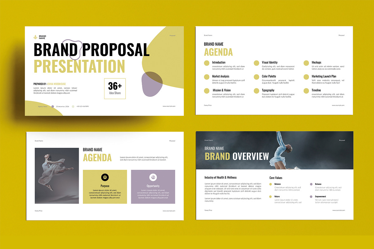 Brand Proposal Presentation Template, a Presentation Template by MightyDesign (Photo 2 of 9)