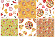 Watercolor pizza collection, a Pattern Graphic by lenavetka87 (Thumbnail 2 of 3)