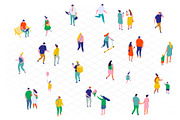 Cartoon People isometric characters, a Person Illustration by Vector_Art (Thumbnail 2 of 10)