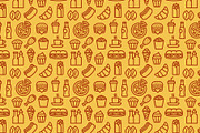 Fast Food Patterns, a Pattern Graphic by Oleg Tokarev Art (Thumbnail 5 of 5)