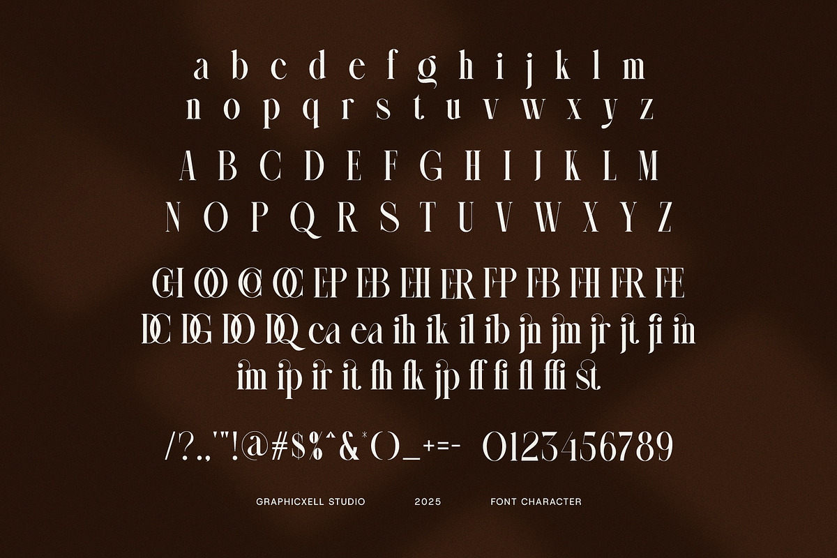 Sencha Elegant Serif Font, a Serif Font by Graphicxell (Photo 8 of 8)