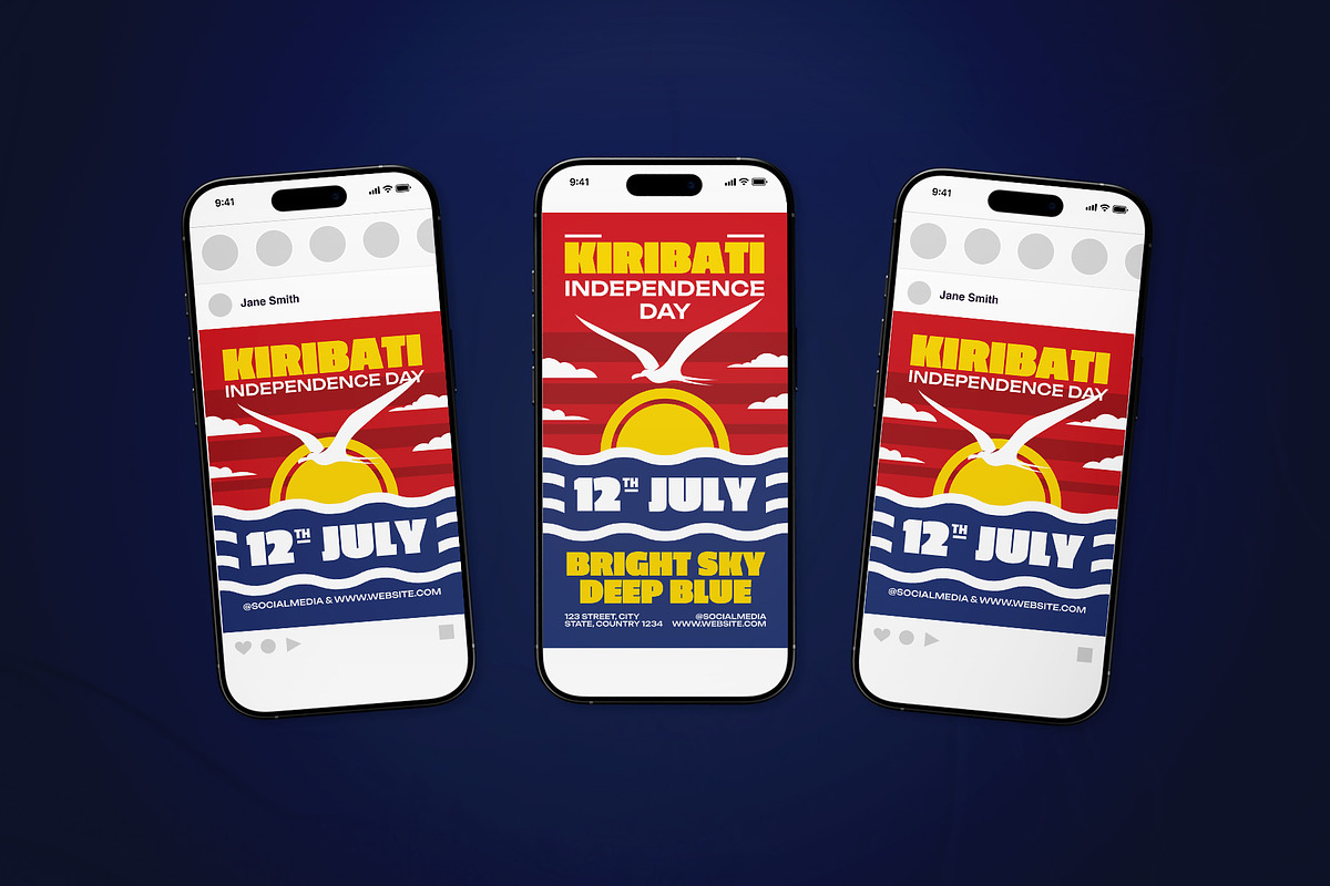 Kiribati Independence Day Flyer Set, a Flyer Template by The Good Store (Photo 2 of 2)