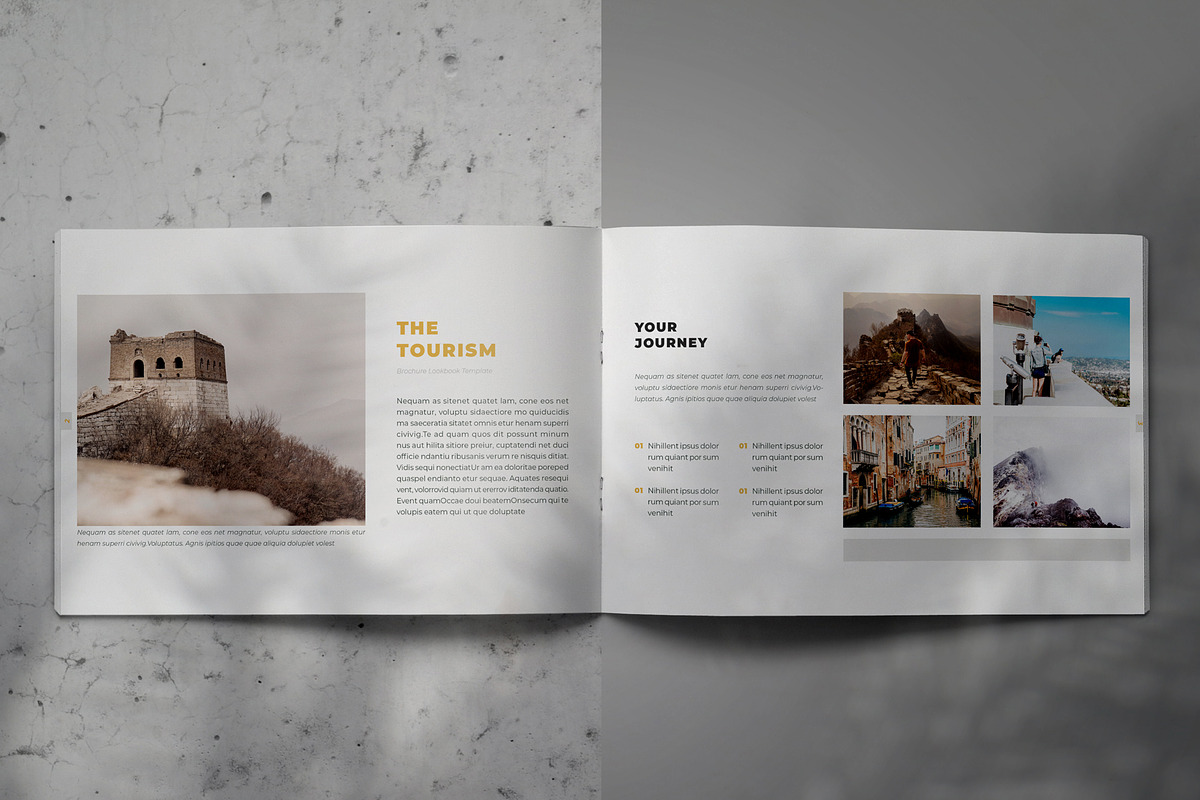 TOURISM-Brochure Lookbook Template, a Brochure Template by Indotitas (Photo 2 of 9)