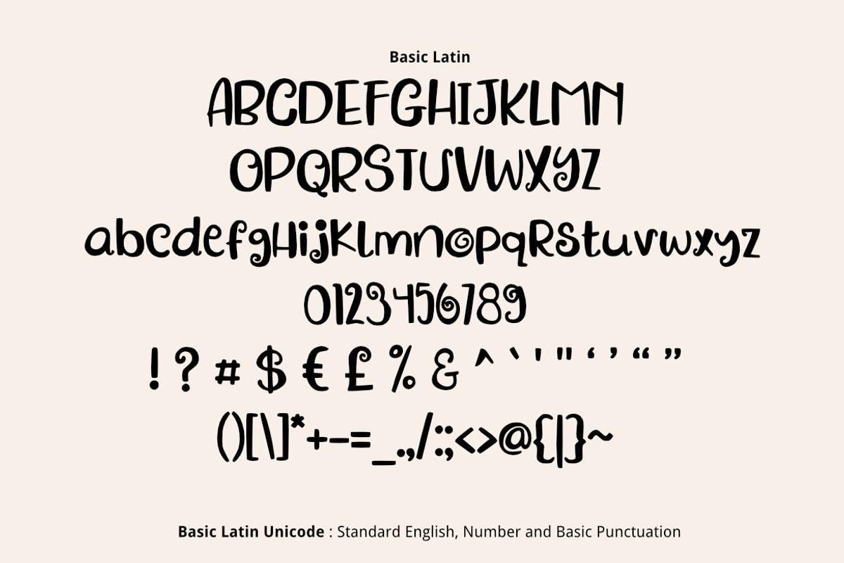 Yolks Tasty Font preview 2
