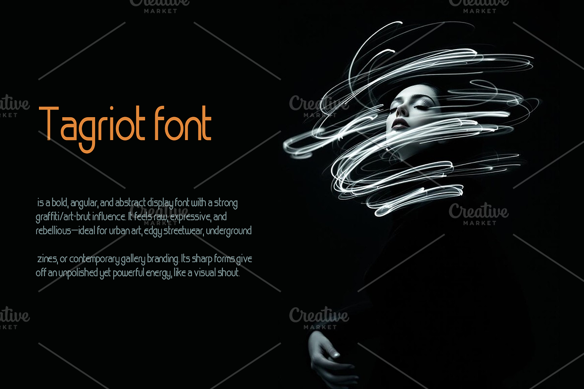 Tagriot font-Normal-083-25, a Font by canve (Photo 2 of 2)