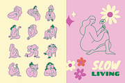 Self love, vector illustrations, an Object Graphic by venimo (Thumbnail 9 of 15)
