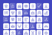Russian Outline Icons Set, an Outline Icon by Prosymbols (Thumbnail 8 of 8)