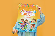 Splash & Smile Songkran Icon, a Person Illustration by CreativeValuation (Thumbnail 13 of 14)