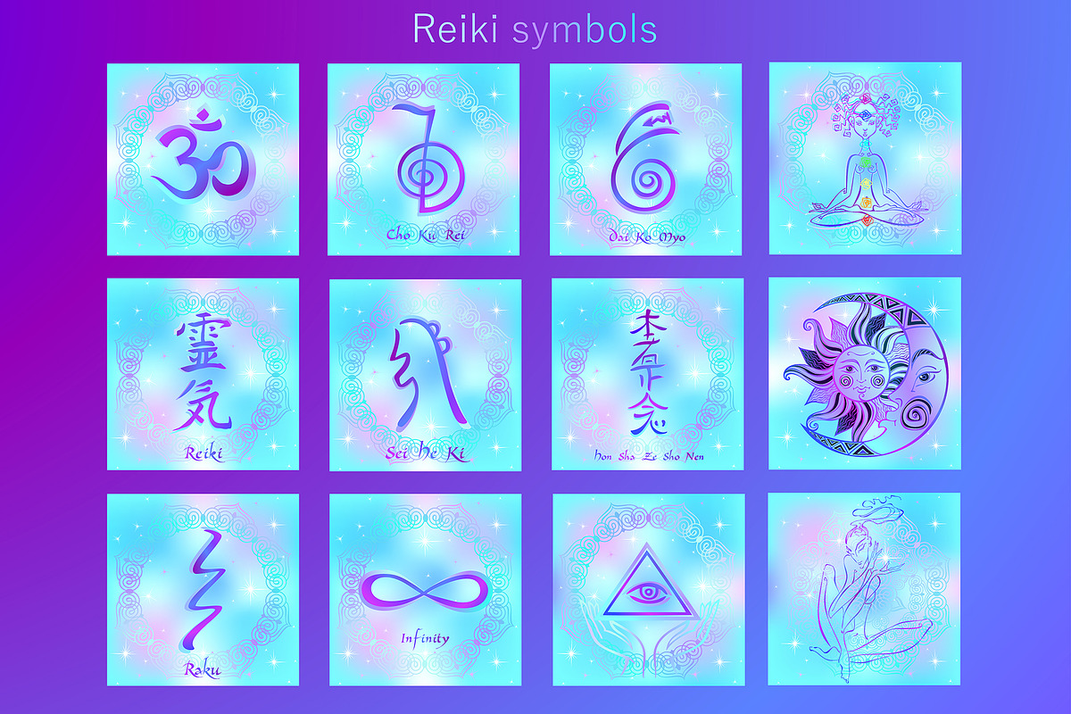 Reiki healing signs, self-healing, an Illustration by Grigaola.Art (Photo 2 of 15)