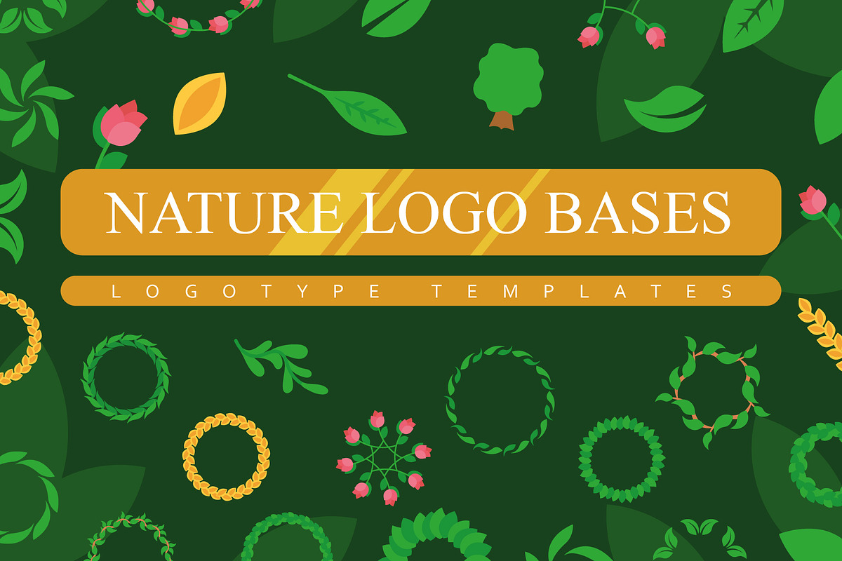 35+ Nature Logo Bases, a Branding & Logo Template by UoaHH (Photo 1 of 2)