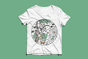 cute cat having fun on the beach, an Animal Illustration by gunaonedesign (Thumbnail 4 of 4)