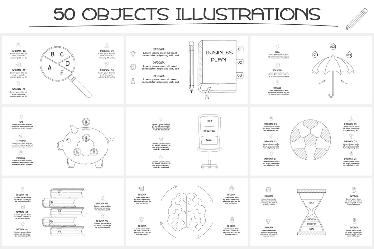 Doodle animated infographics 1 preview 8