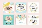 15 greeting cards for Mother's Day, a Card Template by Nadia Grapes (Thumbnail 2 of 6)