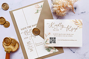 Peach & Blossom Wedding Suite, an Invitation Template by BlueRobinDesignShop (Thumbnail 3 of 5)