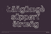 Overprint Outline TM – Grungy Sans, a Sans Serif Font by Type Mania (Thumbnail 9 of 10)