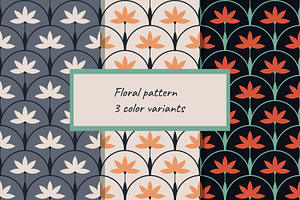 Lotus pattern, a Pattern Graphic by elyomys