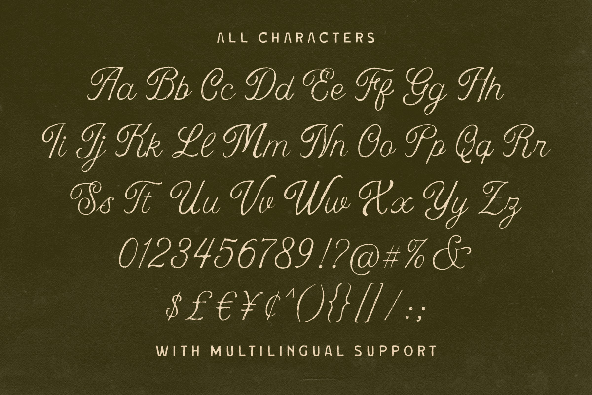 Nuances Affection Handwritten Script, a Script Font by Letterhend Studio (Photo 7 of 10)