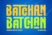 Batchan - Display Font, a Font by Sronstudio (Thumbnail 1 of 12)