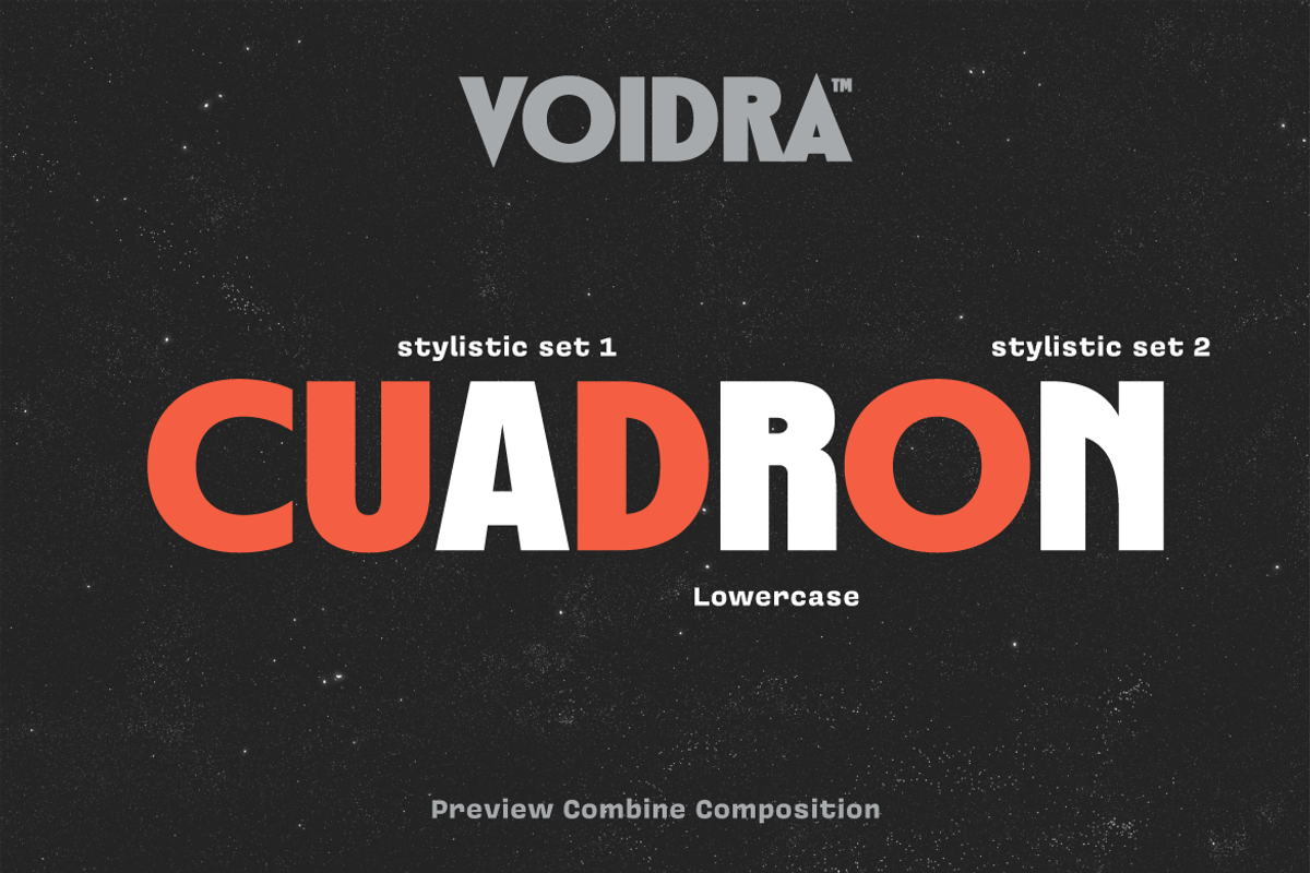 Voidra - Futuristic Sci-Fi Typeface, a Sans Serif Font by Roams Type (Photo 6 of 8)