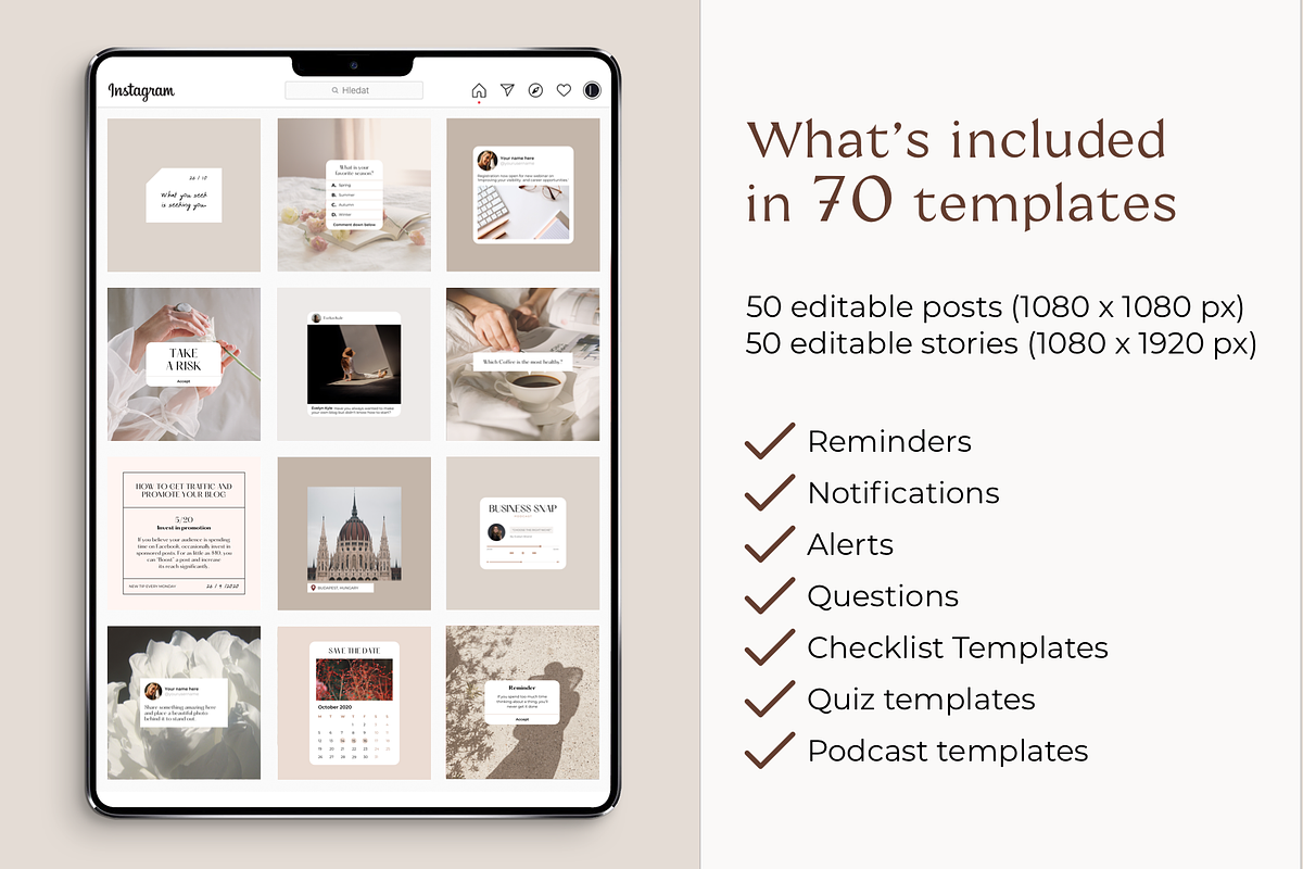 Instagram Engagement Boosters Pack, a Social Media Template by Bonumo (Photo 2 of 11)