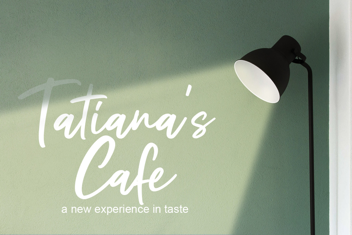 Justtafe - Signature Font preview 4