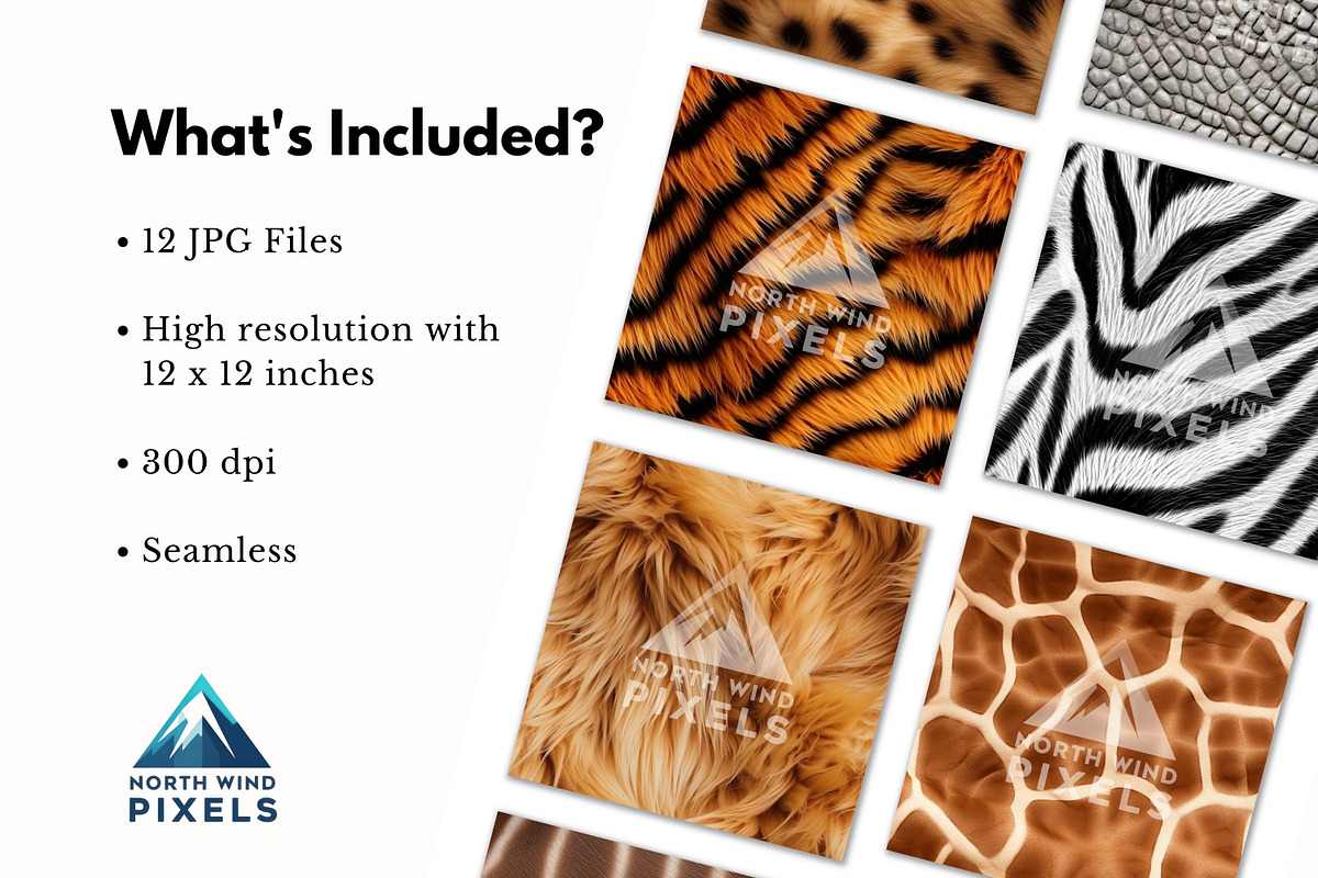 12 Real African Safari Animal Prints, a Texture Graphic by NorthWindPixels (Photo 3 of 4)