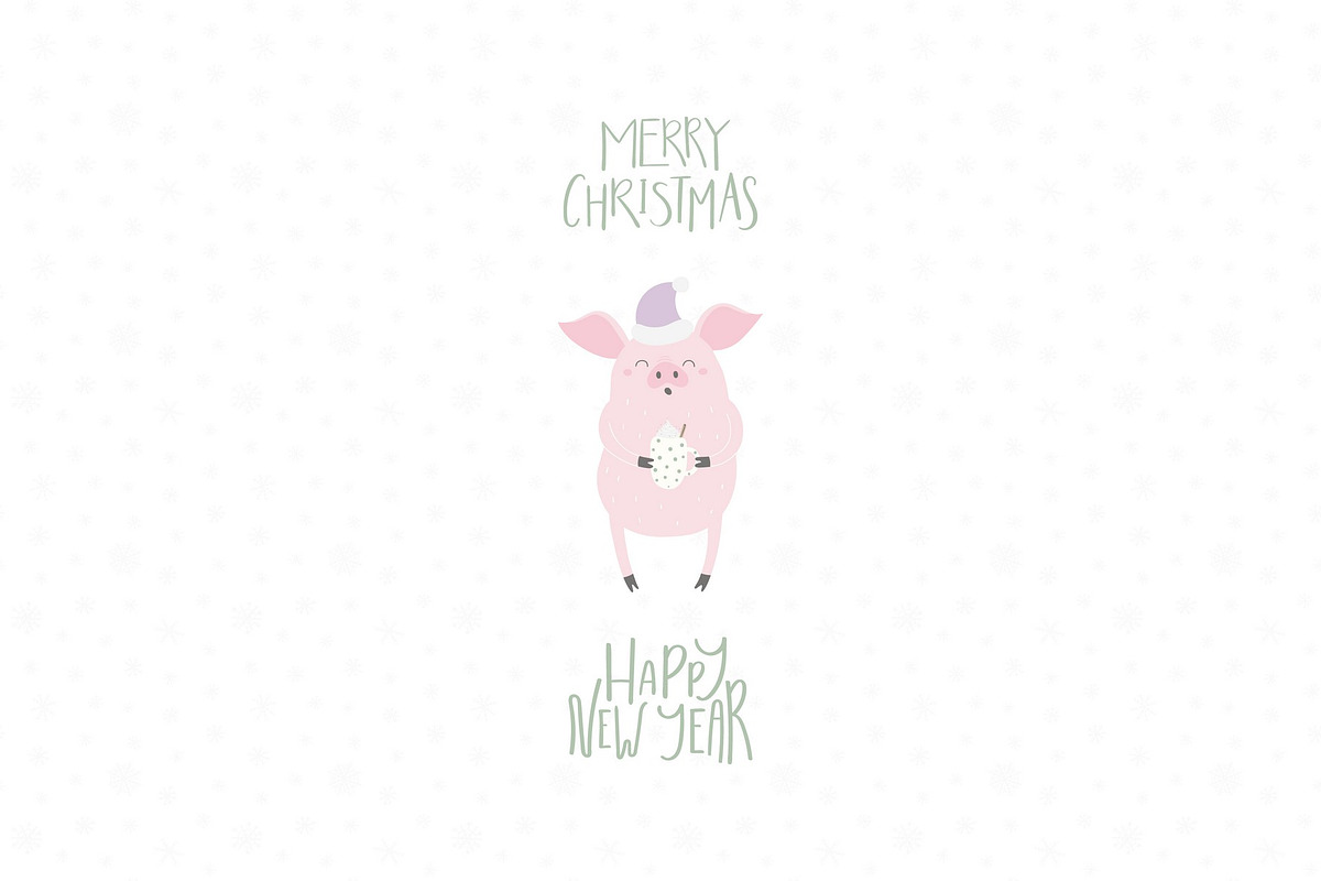 Christmas Bundle Cute Illustrations, a Seasonal Illustration by sceptical cactus (Photo 31 of 62)