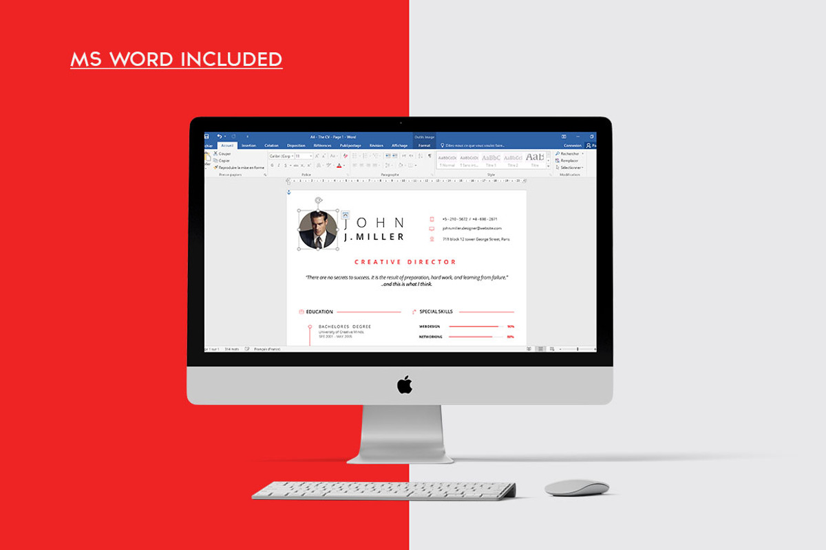 02 Pages Resume / CV, a Resume Template by CodePower (Photo 5 of 5)