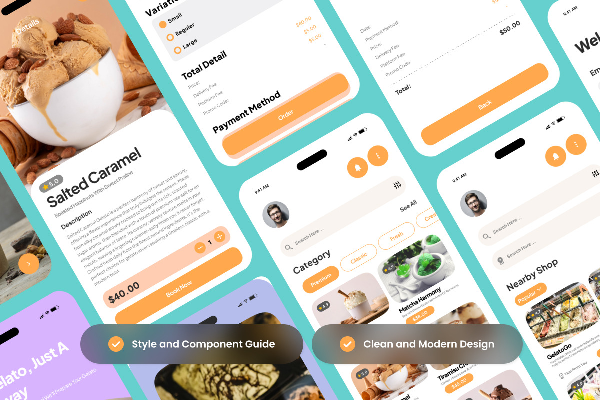 Gelateria - Gourmet Gelato Order App preview 3