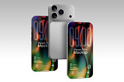 High Quality iPhone 17 Pro Mockup, an iPhone Mockup by Nathatype (Thumbnail 4 of 9)