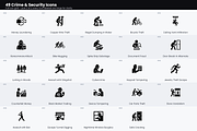 49 Crime & Security Icons, a Solid Icon by Symbolic Language (Thumbnail 3 of 4)