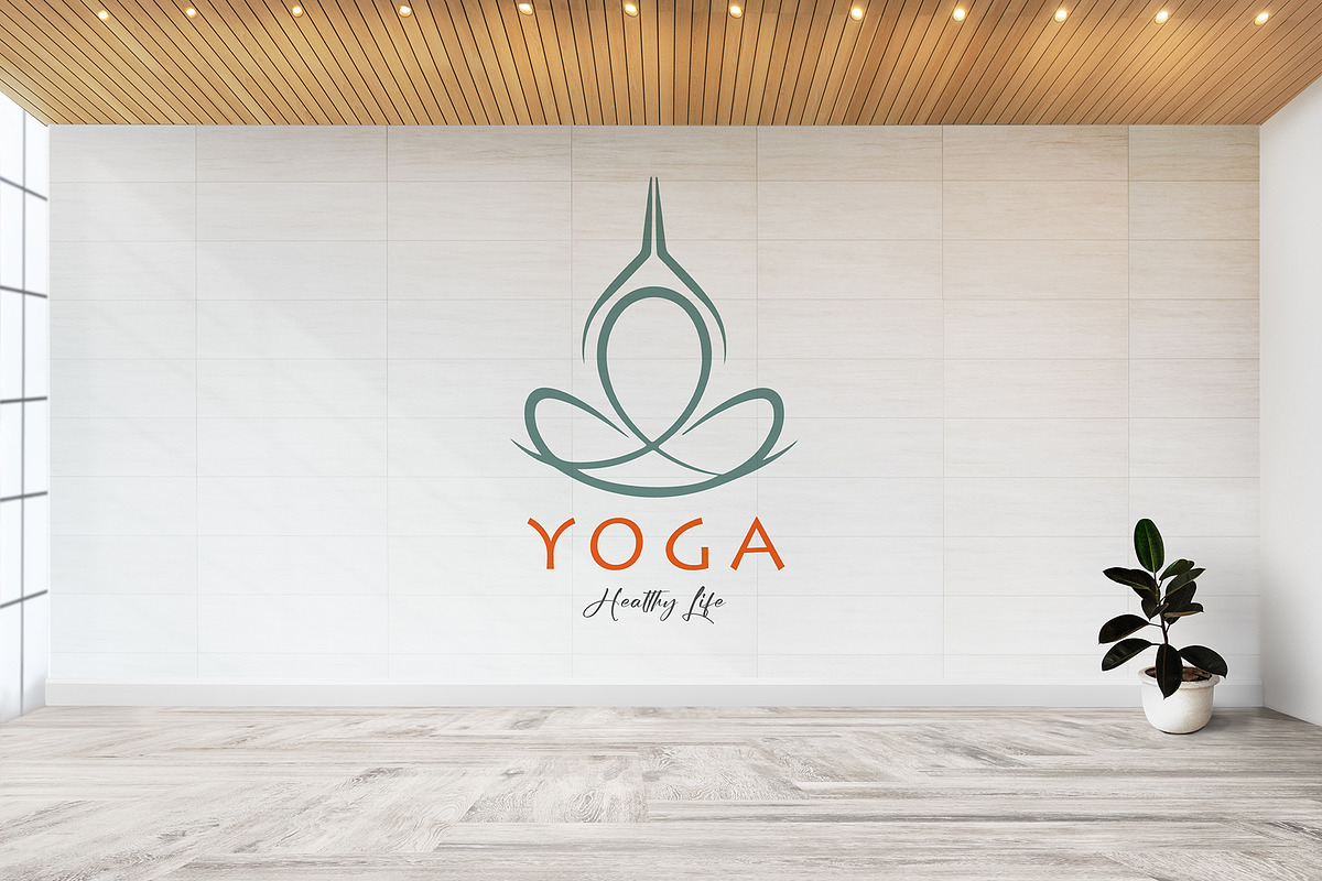 Modern Yoga Logo Design, a Branding & Logo Template by YUDesignStore (Photo 6 of 7)