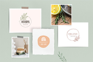 The Herbal Shop, Premade Logos