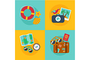 Summer trip in a flat style., an Object Graphic by KundolaArt (Thumbnail 4 of 4)