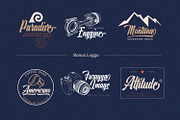 Onthel - Logotype brush font, a Script Font by Ridha-38.lineart (Thumbnail 3 of 12)