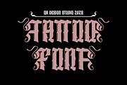 Hole Blofez - Old English Font, a Blackletter Font by QR Design Studio (Thumbnail 2 of 9)