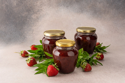 Strawberry preservation or jam, a Food & Drink Photo by Pandateam