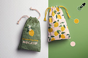 Drawstring Bags Mockup, a Mockup by Custom Scene (Thumbnail 5 of 11)