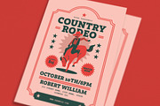Retro Country Rodeo Event Flyer, a Flyer Template by Guuver (Thumbnail 3 of 3)