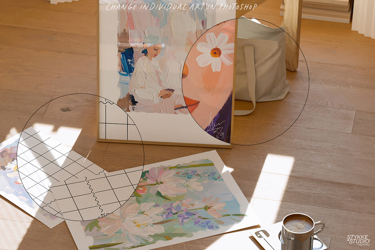 PARIS EN ROSE | frame mockup set, a Household Mockup by Stykke Studio (Photo 4 of 15)