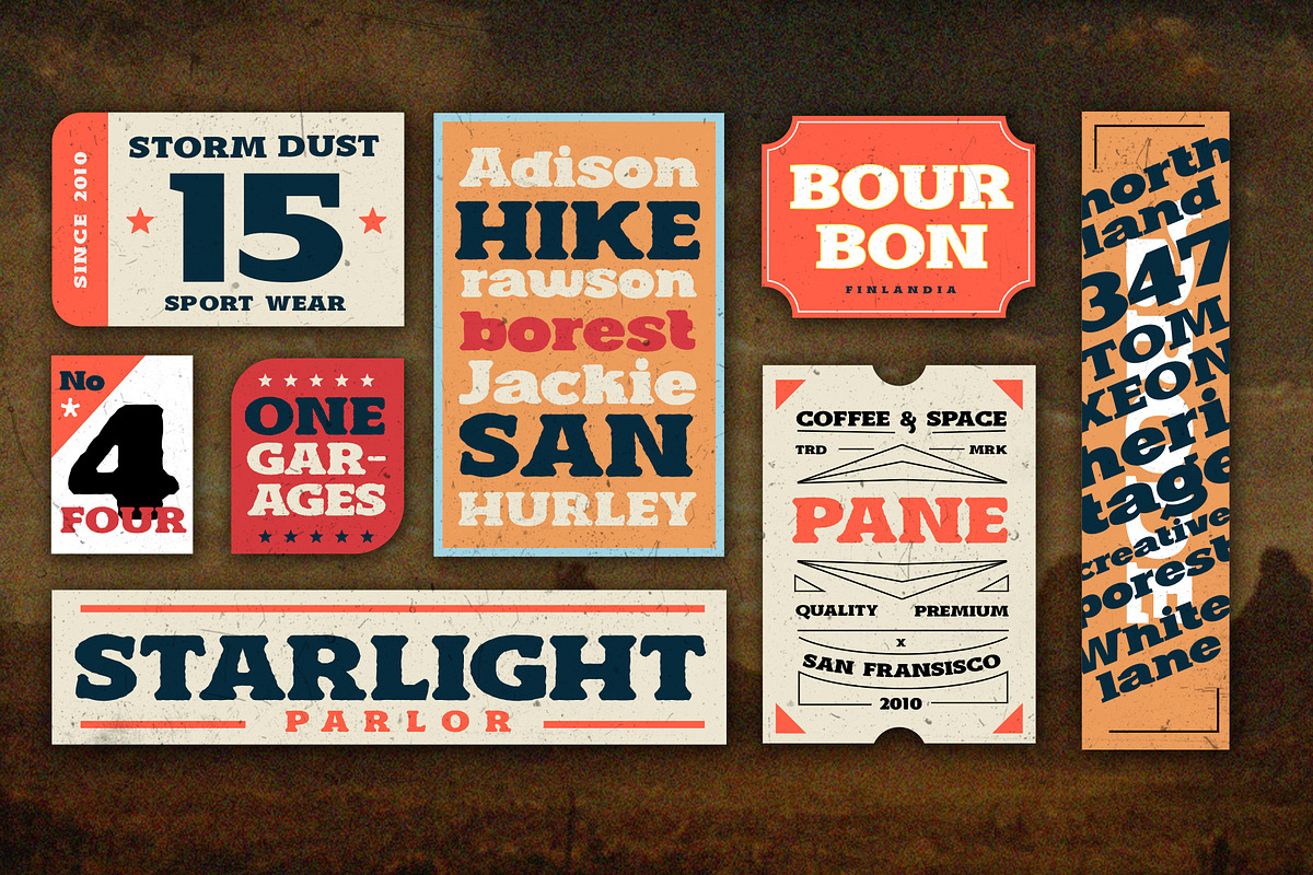 BRODE | Bold Display Slab Serif, a Slab Serif Font by StoricType (Photo 2 of 13)
