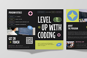 Coding Bootcamp Bifold Brochure, a Brochure Template by Annora Studio (Thumbnail 5 of 6)