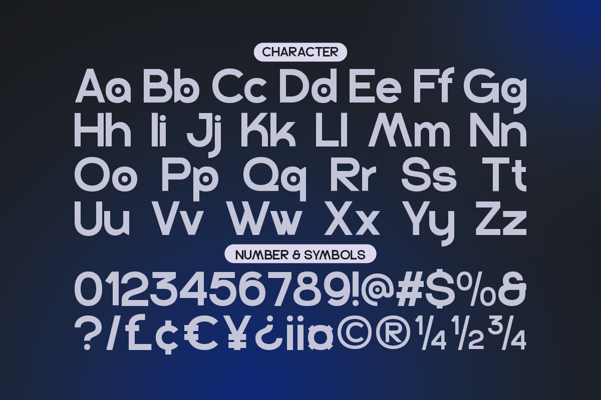 Raligo - Futuristic Rounded Sans, a Sans Serif Font by Pandeka Studio (Photo 8 of 8)