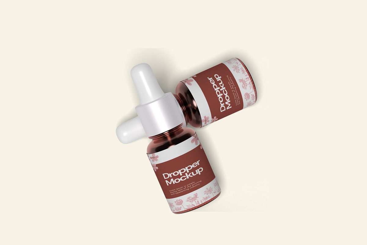 Dropper Bottle Mockup, a Merchandise Mockup by ulfatunnazira (Photo 7 of 7)