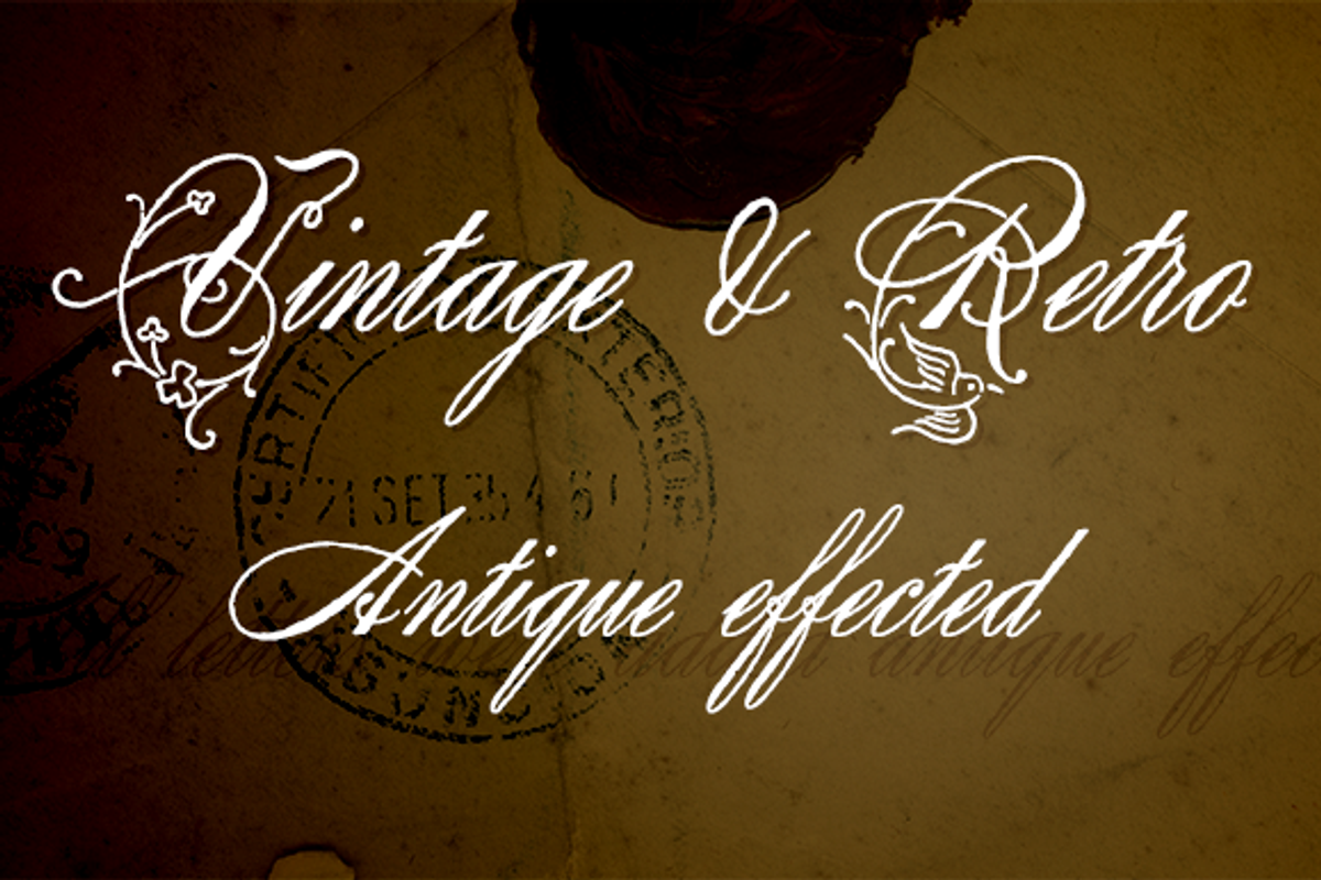 Antique Spenserian preview 2