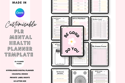 Canva Mental Health Planner