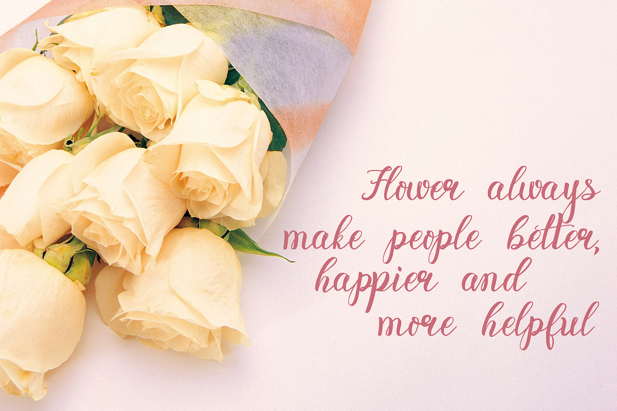 Rosita script - stylish brush font, a Script Font by Astarte_design (Photo 5 of 12)