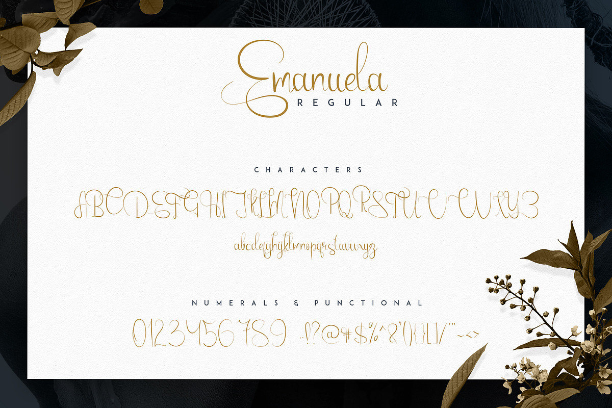 Emanuela Typeface and Designs -33% preview 5