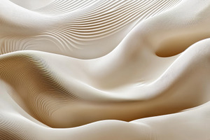 Abstract Background with Wavy Shapes in Beige, an Abstract Photo by Natalia Klenova's Shop